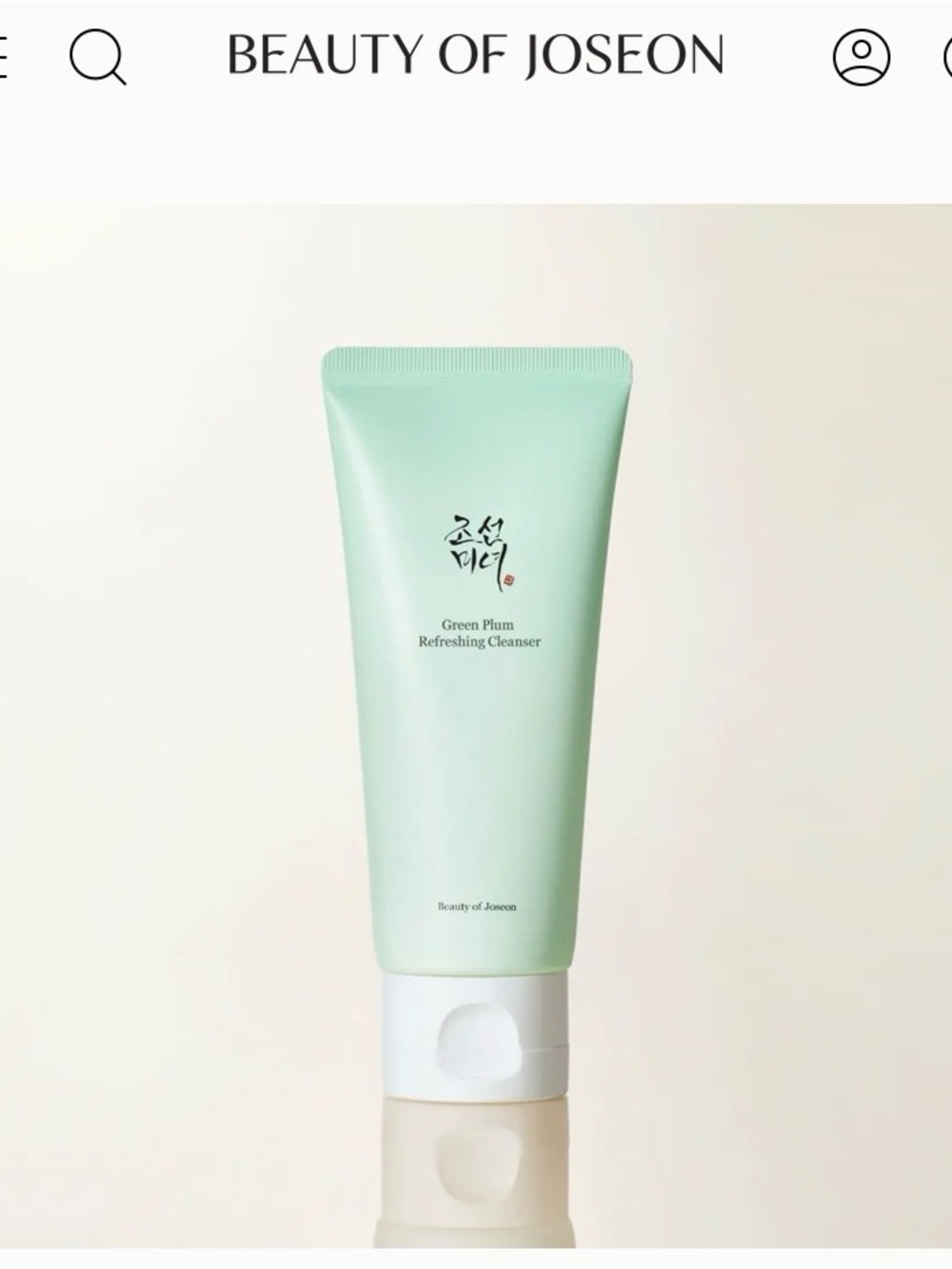 Beauty of Joseon -Green Plum Refreshing Cleanser – 100ml